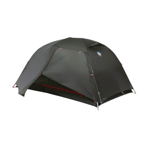 Big Agnes Copper Spur UL2 kupoltält för två personer med stängd dörr