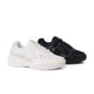 vita och svarta Scholl Walker sneakers (dam)