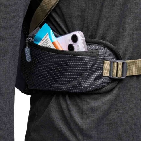 litet fack på midjebälte av Black Diamond Trail Vista 28L alpinryggsäck (unisex)