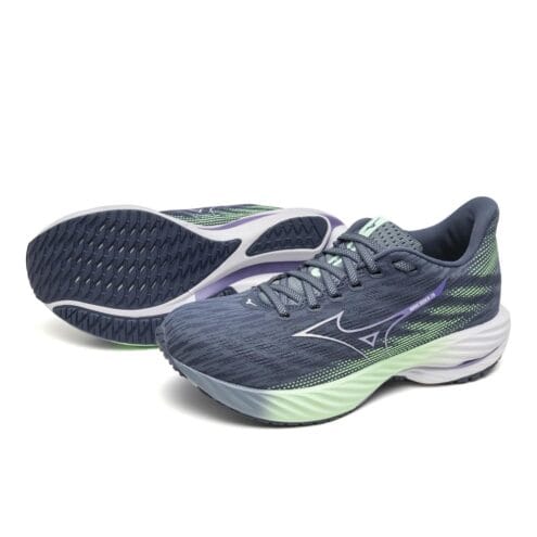 Mizuno Wave Rider 28 löparskor för dam i ljusblå färg