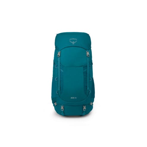 framsida av Osprey Ace 65L vandringsryggsäck (unisex)