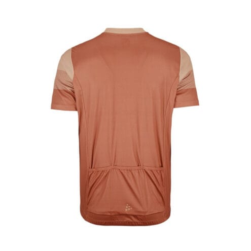 baksida av en rosa Craft Core Endur Logo Jersey cykeltröja (herr)