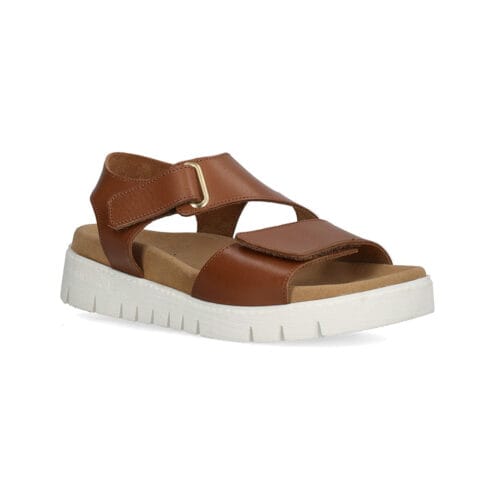 detaljer på en brun Sweeks Gabriela Sweet sandaler (dam)