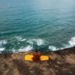 lifestylebild på en Sea To Summit Aircell Mat Ultralight Pump självuppblåsbart liggunderlag