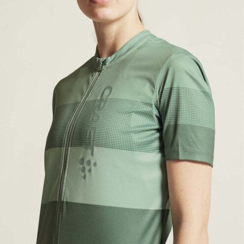 detaljer på Craft Core Endur Logo Jersey cykeltröja (dam)