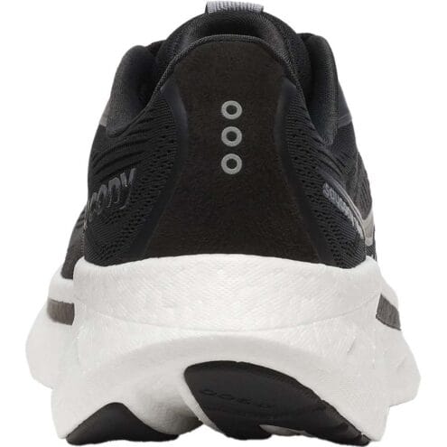 baksida häl av Saucony Ride 18 Wide löparskor (dam)