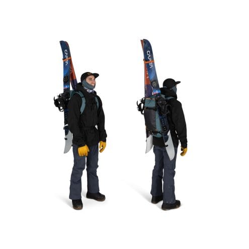 Osprey Soelden 25 skidryggsäck (unisex) på en modell