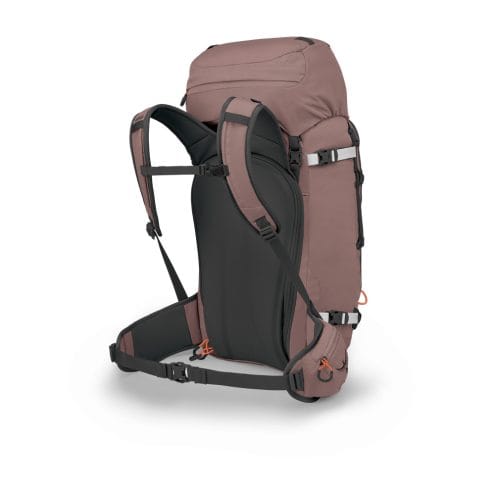 ryggpanel på en Osprey Sopris 45 skidryggsäck (dam)
