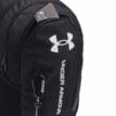 yttre fack på en Under Armour Hustle 6.0 träningsväska med datorfack (unisex)