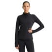 Röhnisch Legacy Full Zip träningströja (dam) på en modell i färgen Black