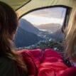 ytsikt från en Bergans Romsdal tunneltält för 2 personer