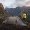 en lifestylebild på Bergans Romsdal tunneltält för 2 personer