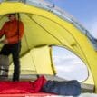 ett gult Bergans Wiglo LT v.2 kupoltält för 6 personer