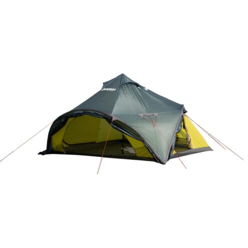 Bergans Wiglo LT v.2 kupoltält för 6 personer med öppen dörr