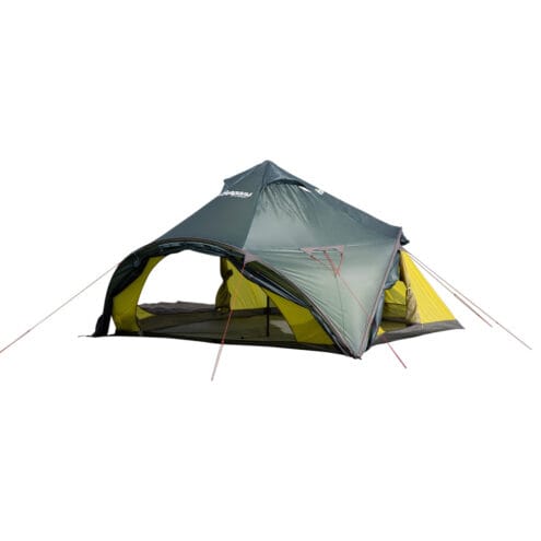 Bergans Wiglo LT v.2 kupoltält för 6 personer med öppna dörrar