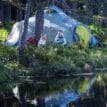 ett Bergans Wiglo LT v.2 kupoltält för 6 personer i skogen