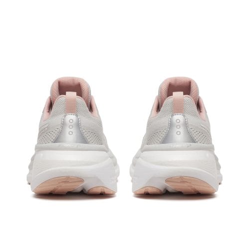 baksida häl av ett par Saucony Hurricane 25 löparskor (dam)